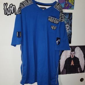 Coogi 5xl blue 2 front pockets